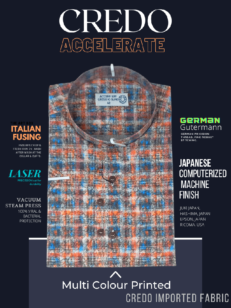 Credo Improted Half Sleeves Multi Colour Printed Kurta(628)_1.jpg