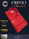 Graviera Fabric Tomato Red Formal Shirt_2.jpg