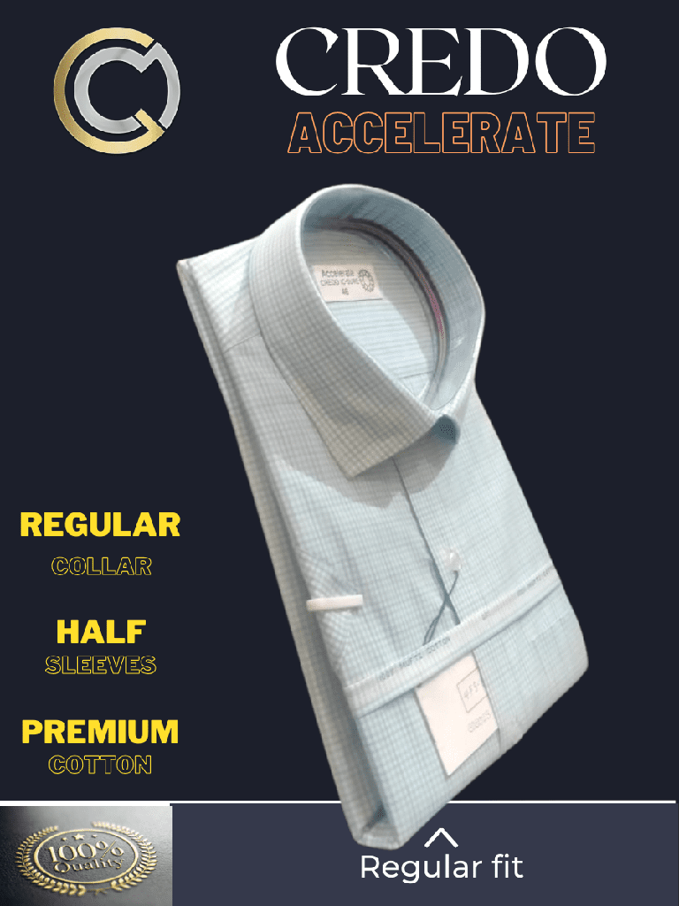 Half sleeves Dual colour checked shirt_2.jpg