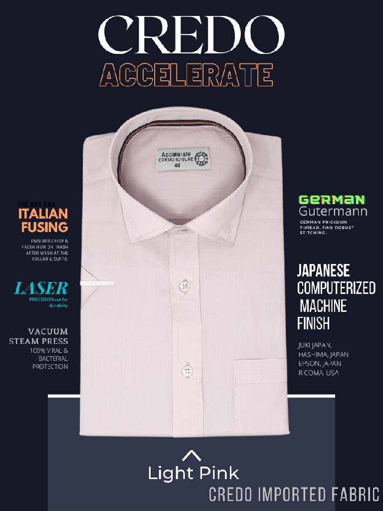 Light Pink Half Sleeve' Formal Shirt(532)_1.jpg