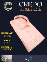 Light Orange Half Sleeve Formal Shirt_2.jpg