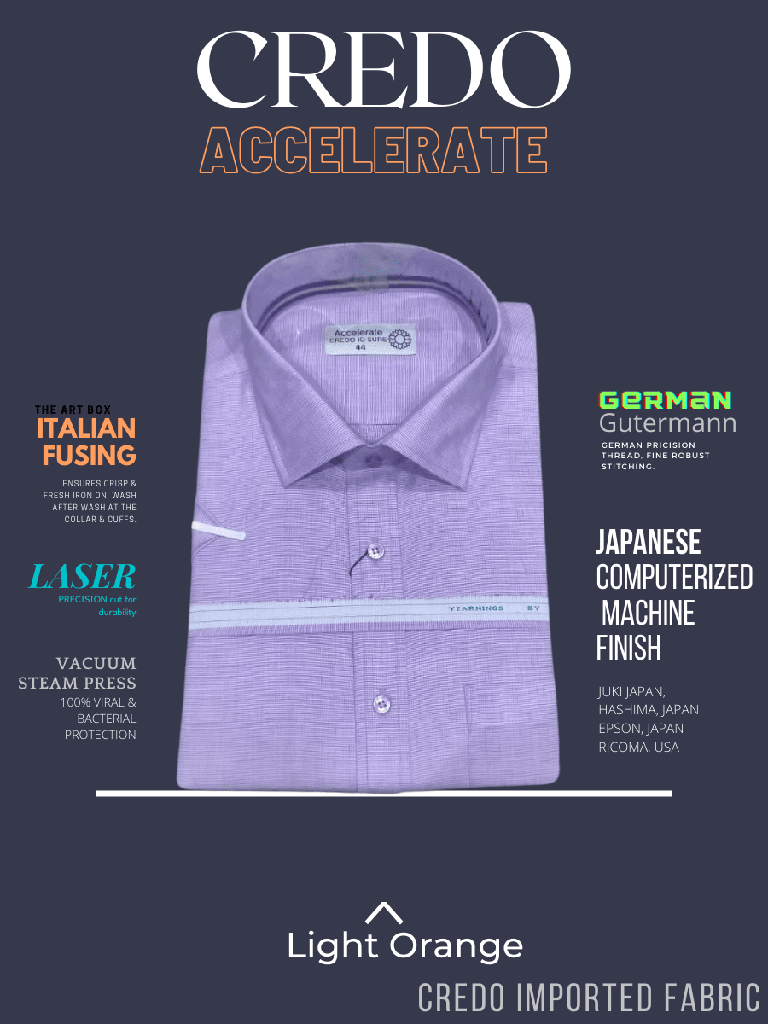 Light purple colour half sleeves formal shirt_1.jpg