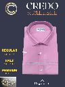Men deep pink half sleeve formal shirt_2.jpg
