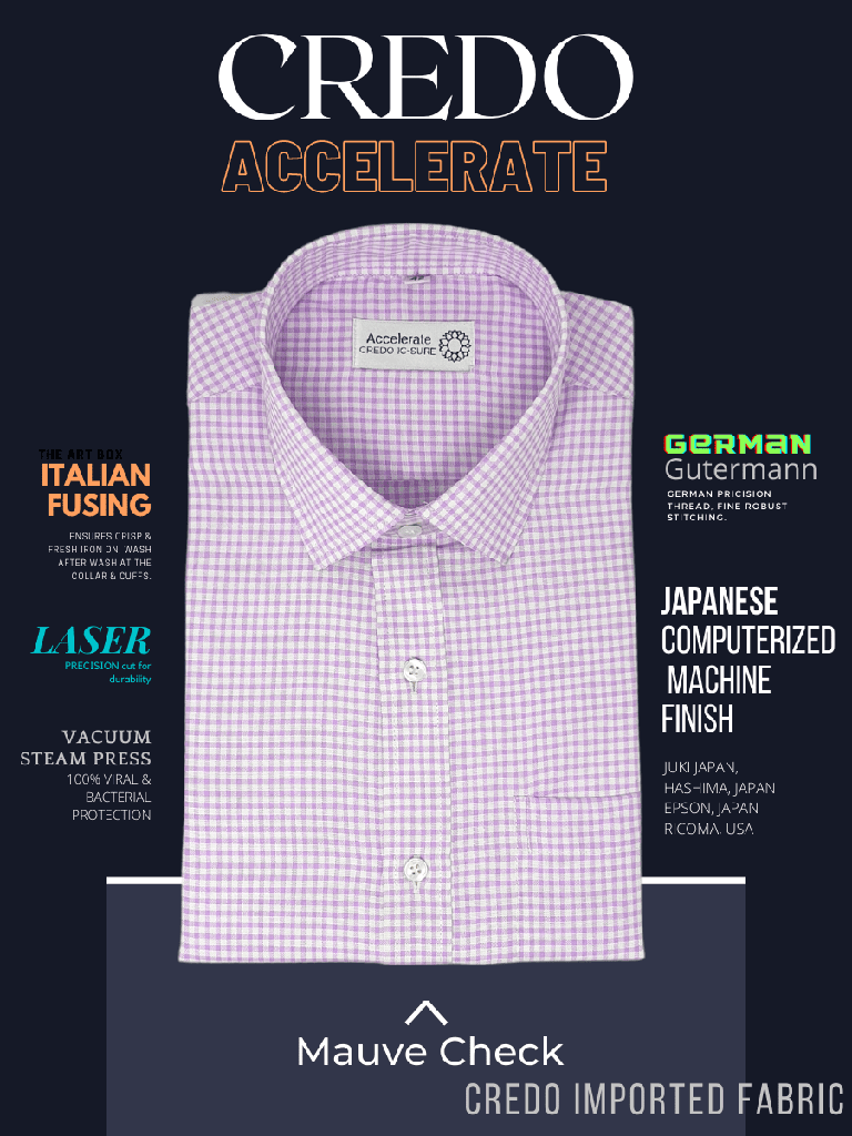 Mauve Check Full Sleeve Formal Shirt_1.jpg