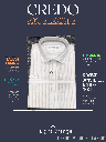 Men ochre yellow striped half sleeves formal shirt_1.jpg