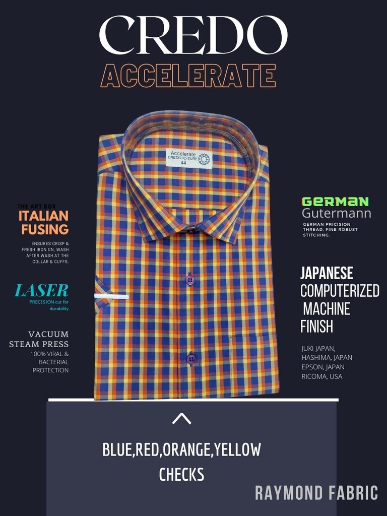 Multicolour checks Raymond shirt(909)_1.jpg