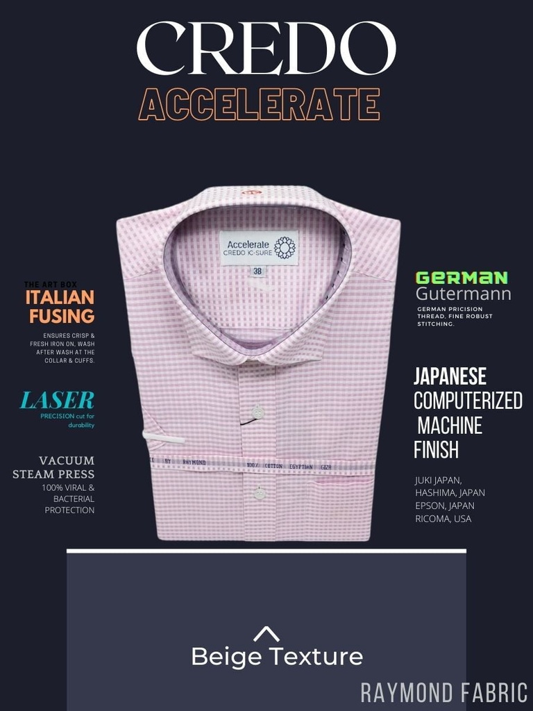 Men pink color white checked half sleeves formal shirt_1.jpg