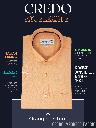 Orange Texture Half Sleeve Shirts_1.jpg