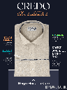 Raymond Fabric Beige Floral Formal Shirt_1.jpg