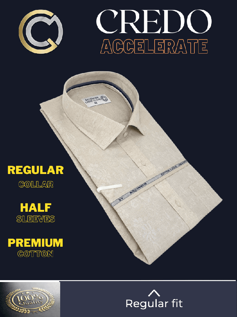 Raymond Fabric Beige Floral Formal Shirt_2.jpg