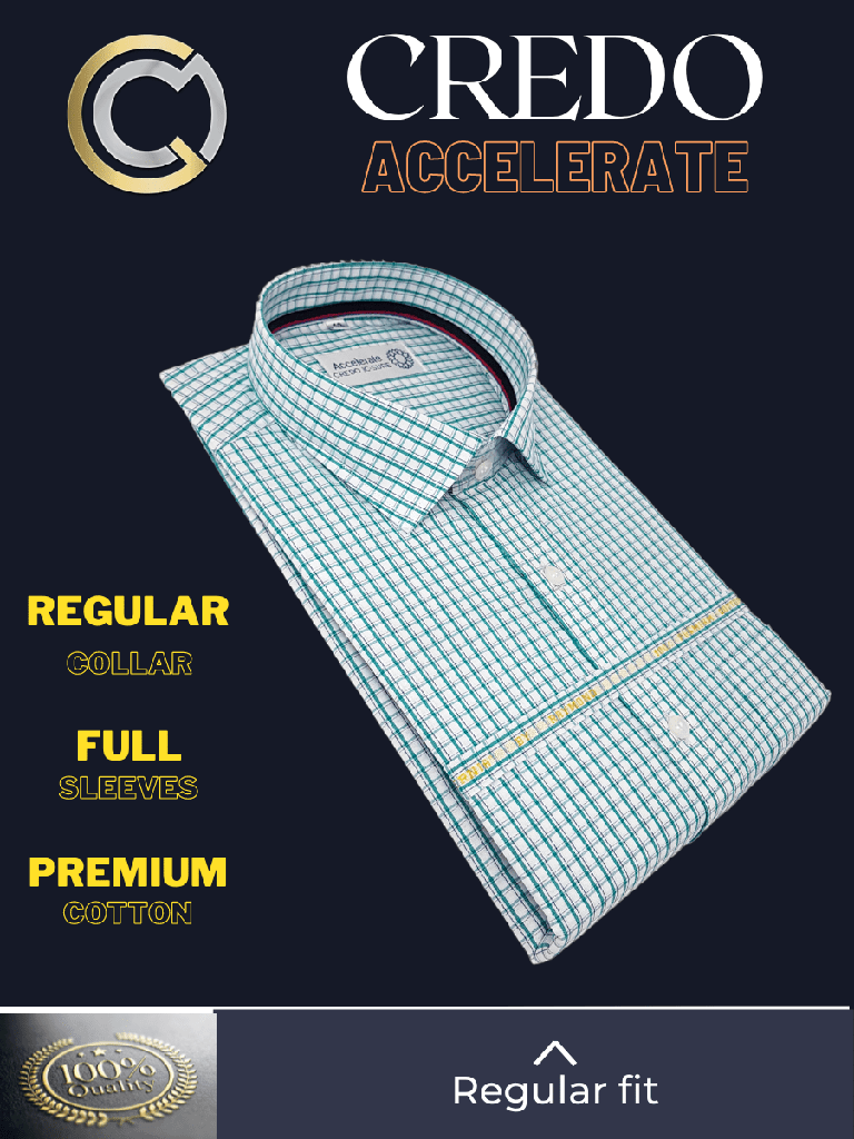 Raymond Fabric Green White Check Formal Shirt (267)_2.jpg