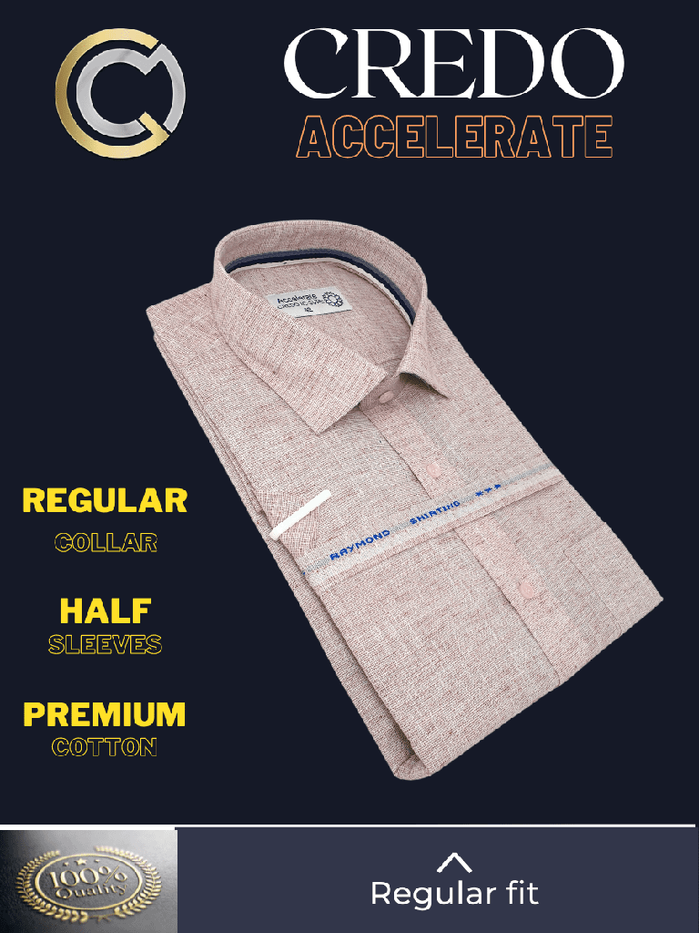 Raymond Fabric Light Brown Texture Formal Shirt_2.jpg