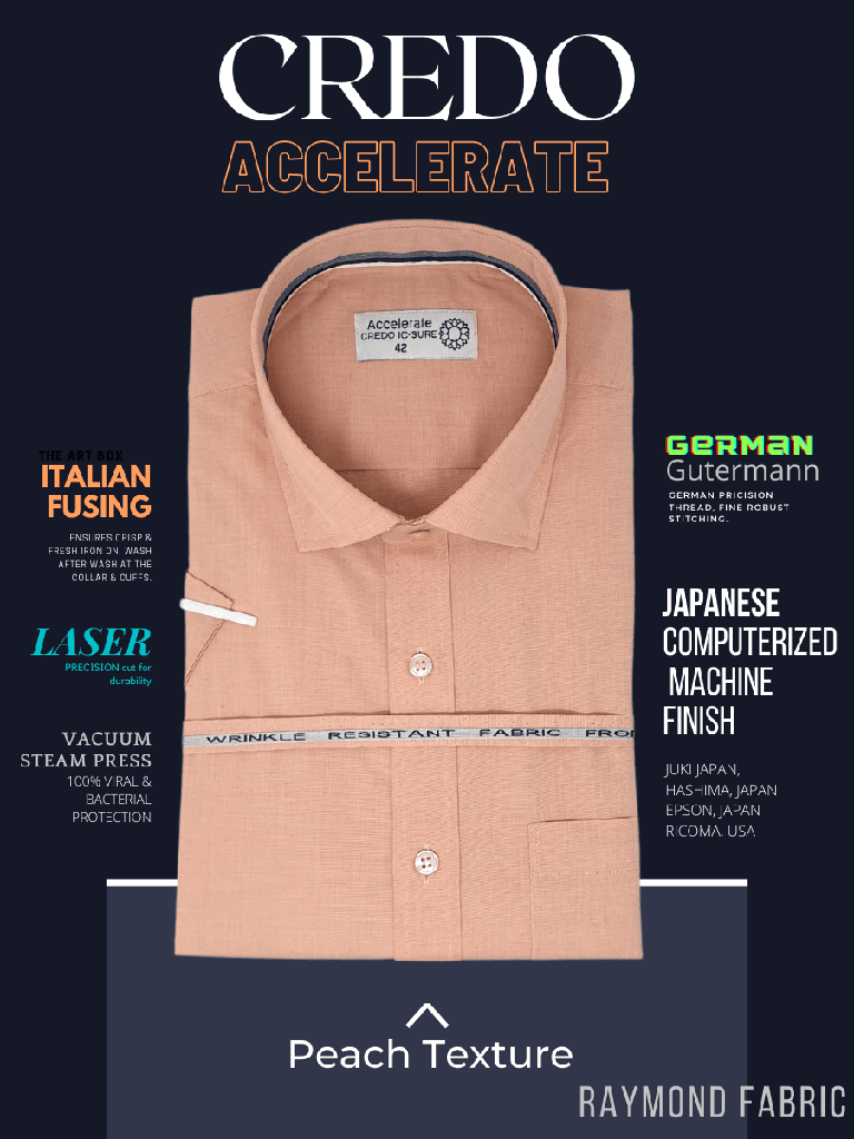 Raymond Fabric Peach Texture Formal Shirt_4.jpg