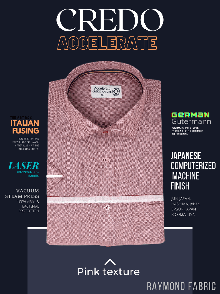 Raymond Fabric Pink Texture Regular Fit Formal Shirt_1.jpg