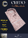 Raymond Fabric Red &amp; Grey Check Formal Shirt_2.jpg