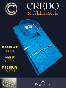 Raymond Fabric Teal Blue Half Sleeve Formal Shirt(595)_2.jpg
