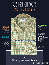 Raymond Green Brown Check Formal Shirt_1.jpg