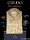 Siyaram Fabric Brown Check on Beige Formal Shirt_1.jpg