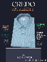 sky ,black checked full sleeves formal shirt_1.jpg