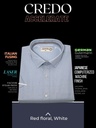 white blue small square half sleeve formal shirt_1.jpg