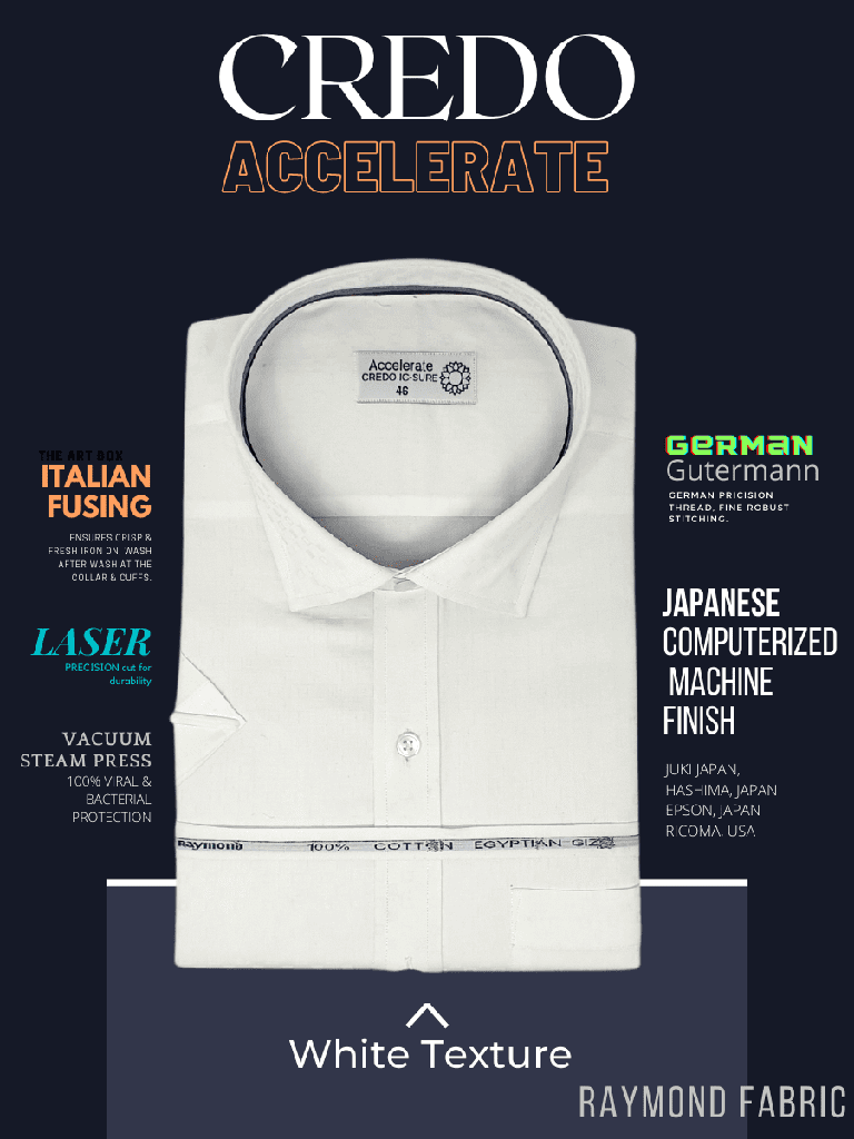Grey &amp; White Texture Formal Shirt_1.jpg