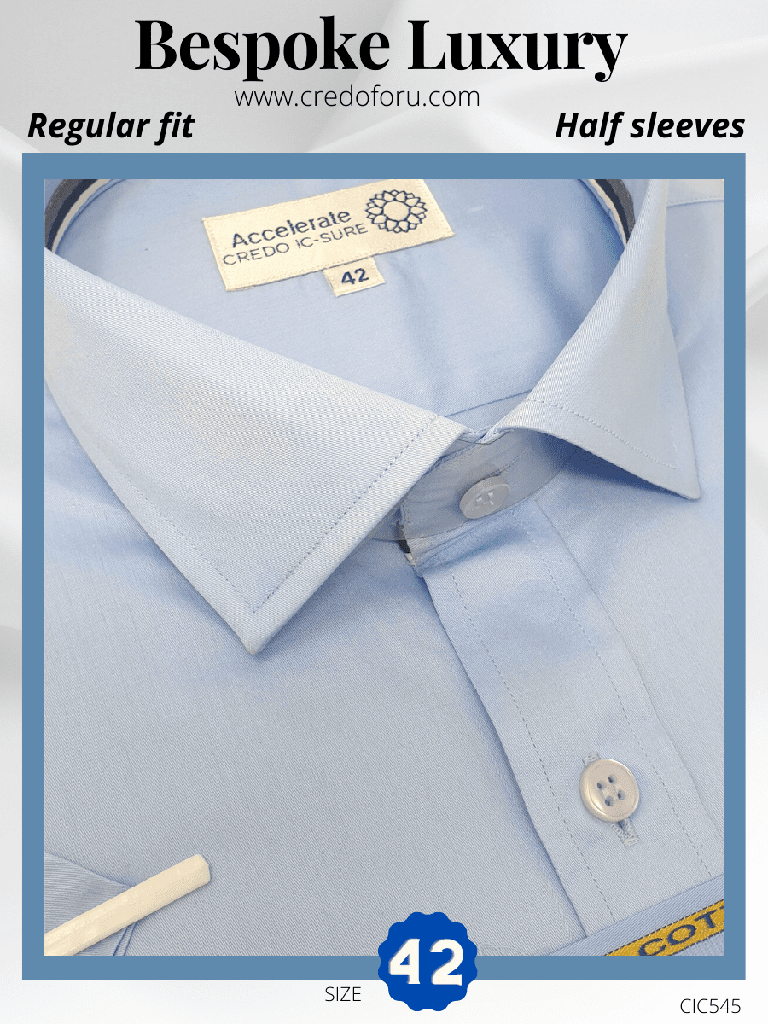Italian Fabric Teal Blue Formal Shirt_2.jpg