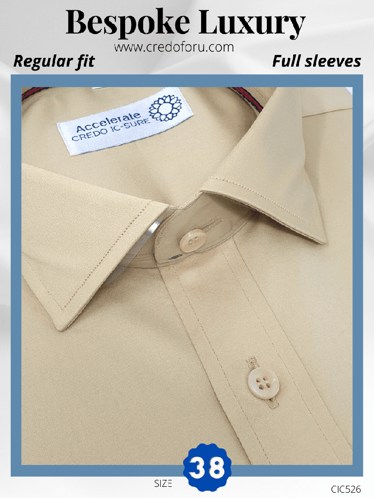 Light Beige Full Sleeve Formal Shirt(527)_1.jpg