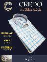 Raymond Fabric Grey Check White Formal Shirt_1.jpg