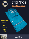Raymond Fabric Teal Green Formal Shirt_1.jpg