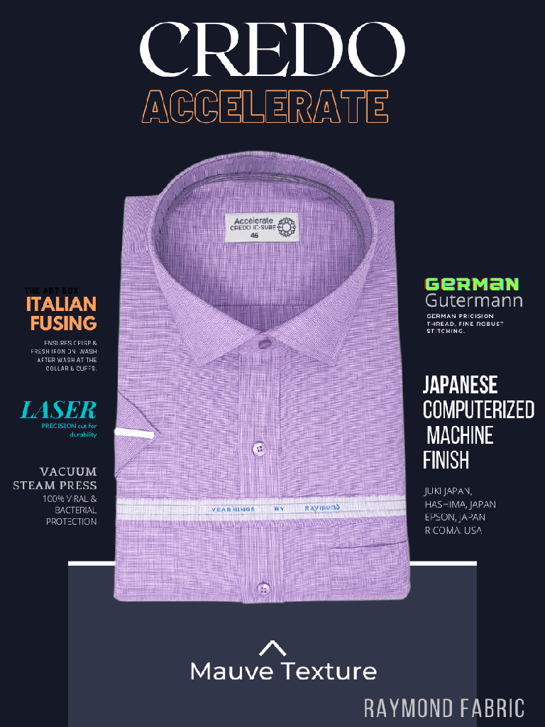 Raymond Fabric Mauve Solid Texture Half Sleeves Formal Shirt(145)_1.jpg