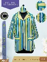 CREDO Stripe Printed Tailored Jacket-S-Blue,Fern Green,Light Blue,Light Green,Yellow-4.webp