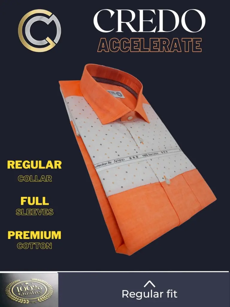 CREDO Imported Mauve Texture full Sleeve Shirt(669) A-DarkOrange-3.webp