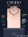 Credo Imported Fabric Cream Half Sleeve Shirt(685)-46-2.webp