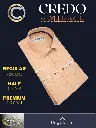 Raymond Fabric Peach Texture Half Sleeve Shirt(523)-40-3.webp