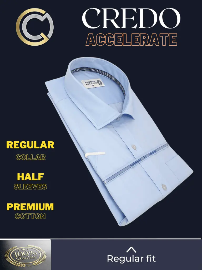Raymond Fabric Light Blue Half Shirt(509)-46-3.webp