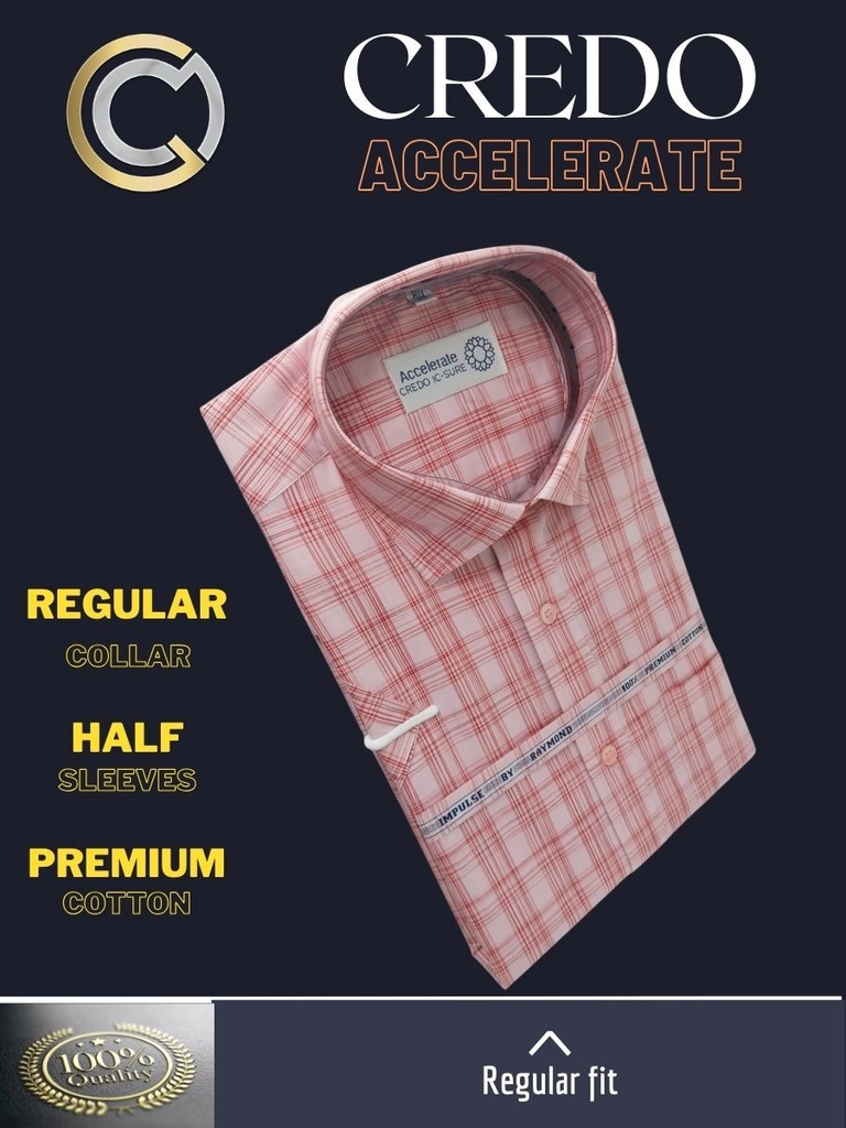 Red big checks raymond shirt(887) Image 3