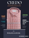 Red big checks raymond shirt(887) Image 2