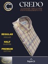 Yellow checks Raymond shirt(886) Image 3
