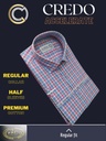 White, red and blue checks raymond shirt(885) Image 3