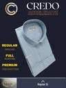 Textured sky blue Raymond shirt(902) Image 3