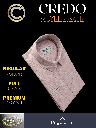 Redish pink printed full sleeve formal shirt (855) Image 2