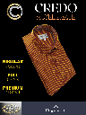 Yellow stripe on maroon full sleeve formal shirt (854) Image 3