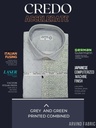 Green and grey printed combined full sleeve shirt 785 Image 2
