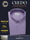 Mauve texture printed combined full sleeve shirt 790 Image 3