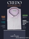CREDO Imported light purple half Sleeve Shirt(698)A Image 2