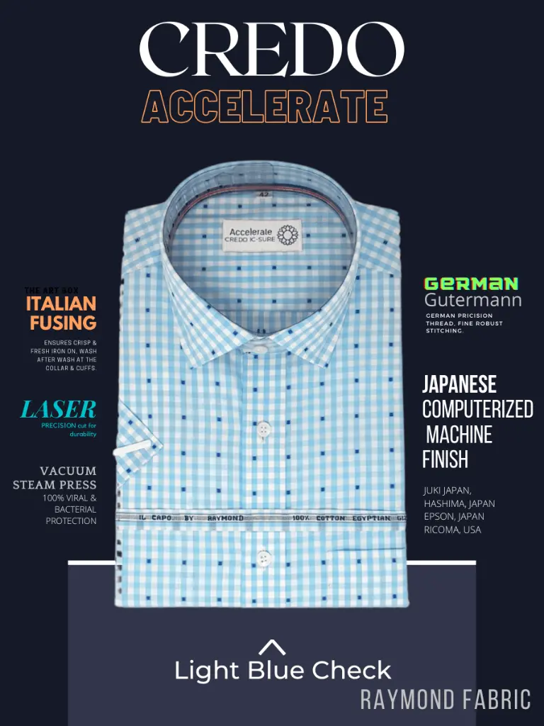 Raymond Fabric Light Blue Check Formal Shirt(03)-1.webp