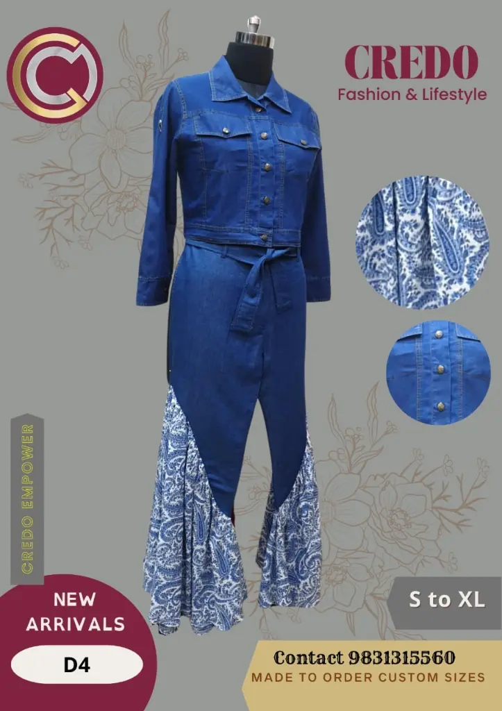 Blue Denim Flared pant-Blue-2.webp