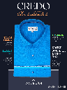 Arvind Fabric Aqua Blue Formal Shirt_1.jpg