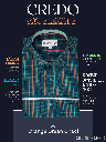 Arvind Fabric Orange Check, Green Formal Shirt_1.jpg