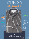 Arvind Fabric White Stripe on Grey Formal Shirt_1.jpg